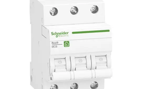 SCHNEIDER R9F23316 Residual Current Circuit Breaker Resi9 3-pole Type B 16 A