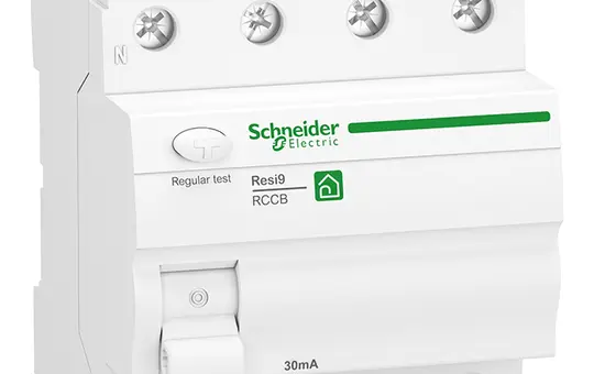 SCHNEIDER R9R22440 Interrupteur différentiel Resi9 4 pôles 30 mA 40 A