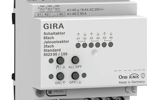 GIRA 502300 KNX Universal Actuator 6-fold, standard