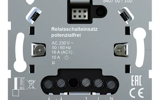 GIRA 540700 Relais de commutation System 3000 Célibataire, sans potentiel