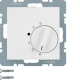 BERKER 20268989 Room Temperature Controller S.1/B.3/B.7 Changer, 230 V | polar white glossy