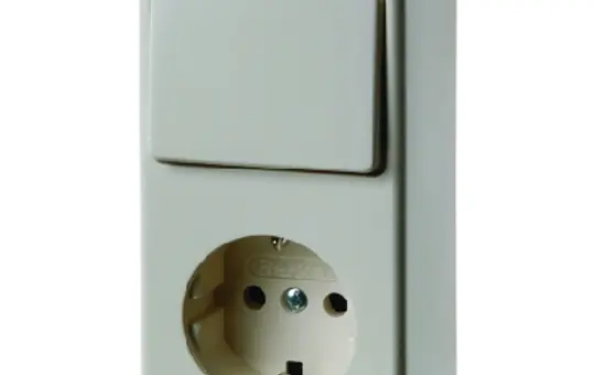 BERKER 479640 Combinaison en saillie Interrupteur unique | blanc brillant