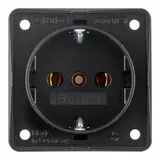 BERKER 9418505 SCHUKO Socket Integro Flow screw terminals | matt black