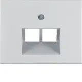 BERKER 14097003 Network Cover K.1/K.5 2-fold | anodized aluminum
