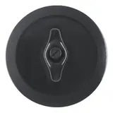 BERKER 164701 Centrepiece with 1930 Knob plastic | shiny black