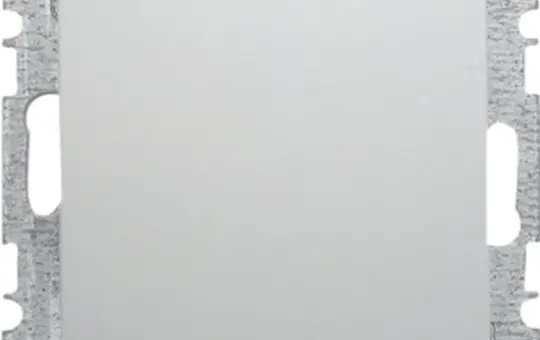 BERKER 6710098989 Blank cover S.1/B.3/B.7 with claws | polar white glossy