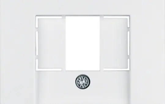 BERKER 10331909 Cache téléphone S.1/B.3/B.7 standard | blanc polaire mat