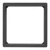 BERKER 11096076 Intermediate Frame Q.1/Q.3 50x50mm | anthracite velvet