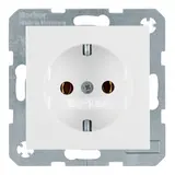 BERKER 47431909 SCHUKO socket S/B standard | polar white matt