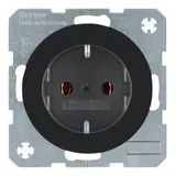 BERKER 47432045 SCHUKO socket R standard | shiny black