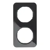 BERKER 10122145 Cover frame R.1 2-fold | shiny black