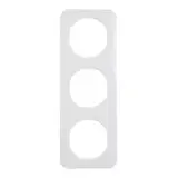 BERKER 10132189 Cover Frame R.1 3-fold | polar white glossy