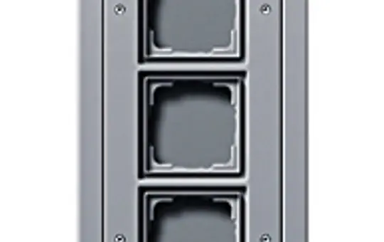 GIRA 134926 Energy Column 1 light element, 3 empty units | aluminum | 769 mm