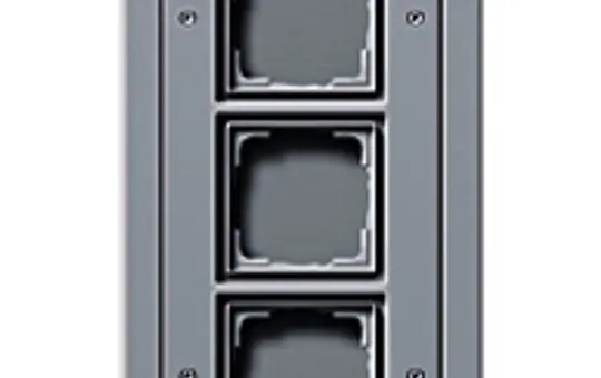GIRA 135126 Colonne d'énergie 6 unités vides | aluminium | 769 mm