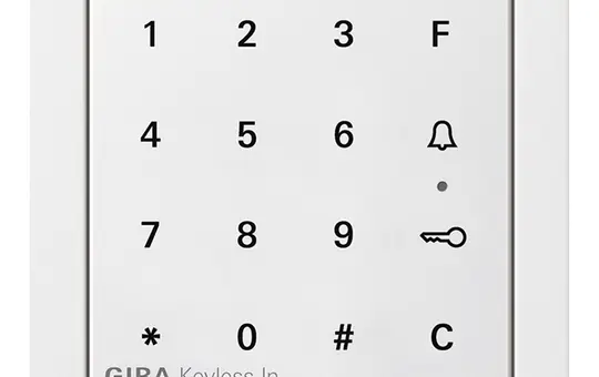 GIRA 2605112 Keyless-In Code Keypad System Surface pure white shiny