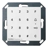 GIRA 260527 Clavier à code sans clé Système 55 blanc pur satiné