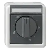 GIRA 032130 Surface-Mounted Timer Switch IP44 120 minutes | gray