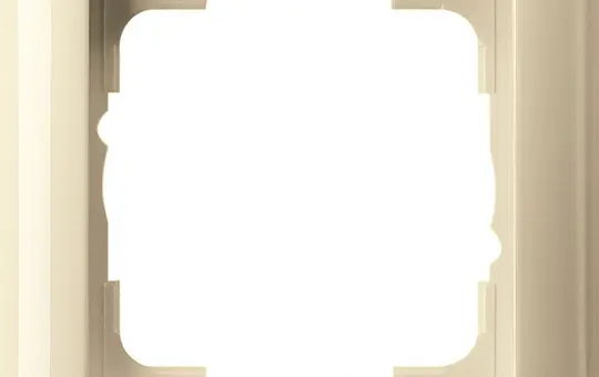 GIRA 021101 Cover Frame Standard 55 1-fold | creamy white shiny
