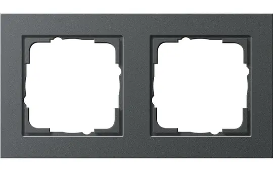 GIRA 021223 Cover Frame E2 2-fold | anthracite