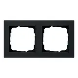 GIRA 021209 Cover Frame E2 2-fold | matt black