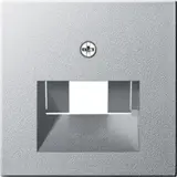 GIRA 027026 Network Cover System 55 1/2 times | aluminium