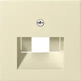 GIRA 027001 Network Cover System 55 1/2 times | creamy white shiny