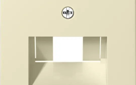GIRA 027001 Network Cover System 55 1/2 times | creamy white shiny