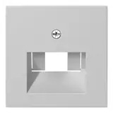 GIRA 0270015 Network Cover System 55 1/2 times | gray matt