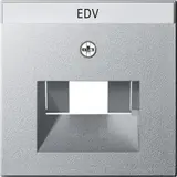 GIRA 028426 Network Cover System 55 1/2-fold, label field | aluminium