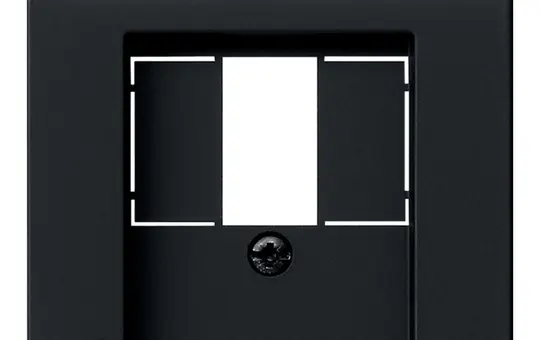 GIRA 0876005 Telephone Cover System 55 title block | matt black