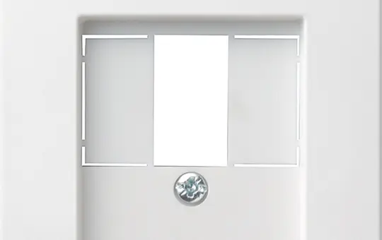 GIRA 027603 Telephone Cover System 55 standard | pure white shiny