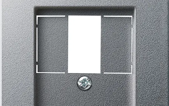 GIRA 027626 Telephone Cover System 55 standard | aluminium