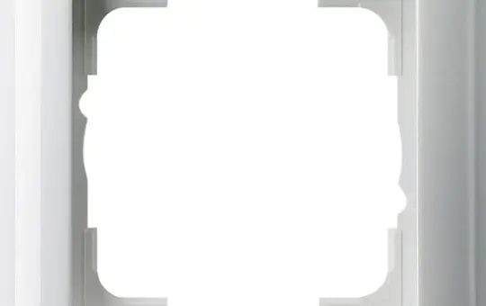 GIRA 109103 descriptive cover frame Standard 55 1-fold | pure white shiny