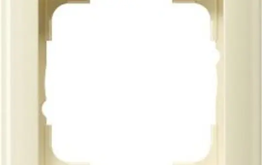 GIRA 110301 labelled cover frame Standard 55 3-fold, vertical | creamy white shiny