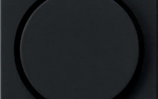 GIRA 0650005 Rotary Dimmer Cover System 55 standard | matt black