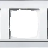 GIRA 0213723 Cover frame Event pure white 3-fold | clearly white