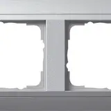 GIRA 021236 Cover frame Event aluminium 2-fold | aluminium