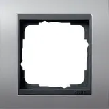 GIRA 021106 Cover frame Event anthracite 1-fold | aluminium