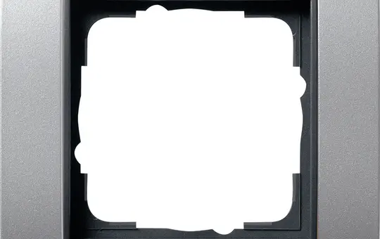 GIRA 021106 Cover frame Event anthracite 1-fold | aluminium