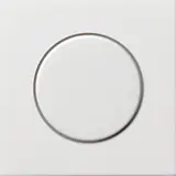 GIRA 0650112 Rotary Dimmer Cover System Flächen standard | pure white shiny