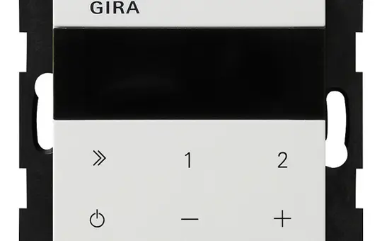 GIRA 232003 Flush-mounted Radio System 55 IP | pure white shiny