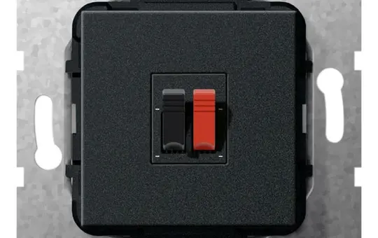 GIRA 569210 Communication Module 1 x Speaker Connector | matt black