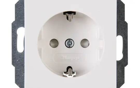 KOPP 940029084 SCHUKO socket ATHENIS Touch protection | pure white
