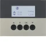 BERKER 85741173 Blind Switch Timer K.1/K.5 display | matt lacquered stainless steel