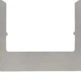 BERKER 13192204 Cadre design pour ELCOM.TOUCH Audio, carré | acier inoxydable mat