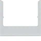 BERKER 13196414 Cadre design pour ELCOM.TOUCH Audio, carré | verre alu