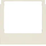 BERKER 13196099 Cadre design pour ELCOM.TOUCH Audio, carré | blanc mat