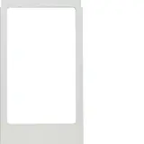 BERKER 13202284 Cadre design pour ELCOM.TOUCH Vidéo, carré | alu mat