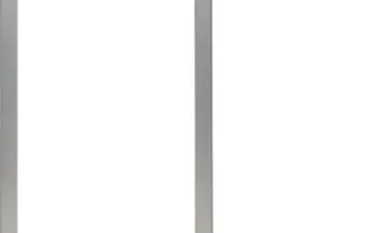 BERKER 13202204 Cadre design pour ELCOM.TOUCH Vidéo, carré | acier inoxydable mat