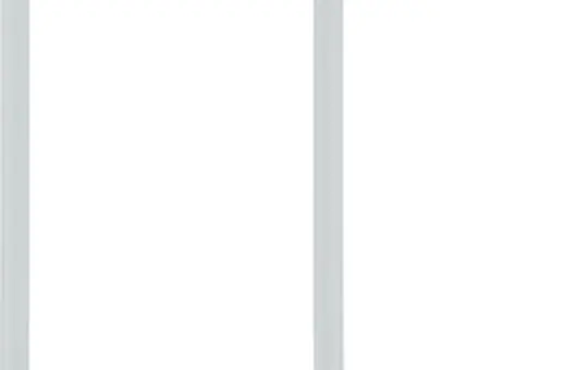 BERKER 13206414 Cadre design pour ELCOM.TOUCH Vidéo, carré | verre alu